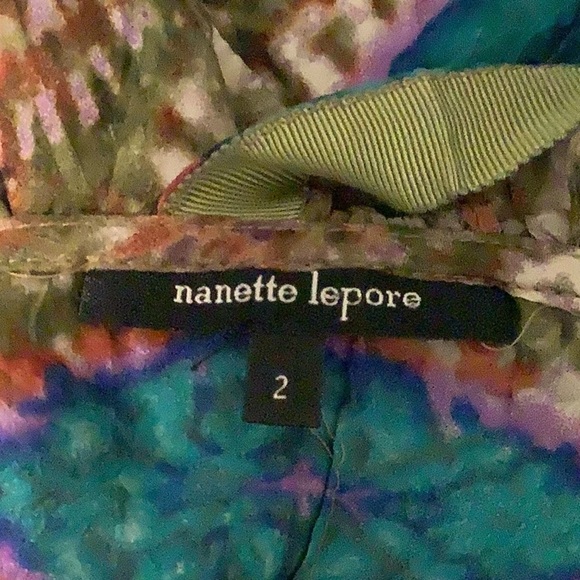 Nanette Lepore Size 2 100% Silk Sleeveless Thick Strap Top. Back Zipper. - Picture 5 of 6